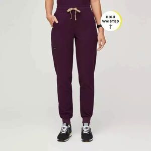 Figs Deep Purple High Waisted Zamora Joggers MEDIUM/REGULAR NWT